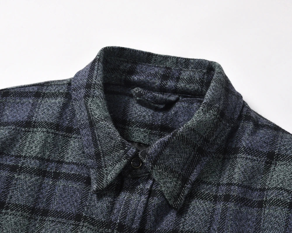 y2k streetwear vintage plaid winter padded cotton jacket for men and women lapel baggy casual ropa chaquetas hombre thick coat unique default style 1963