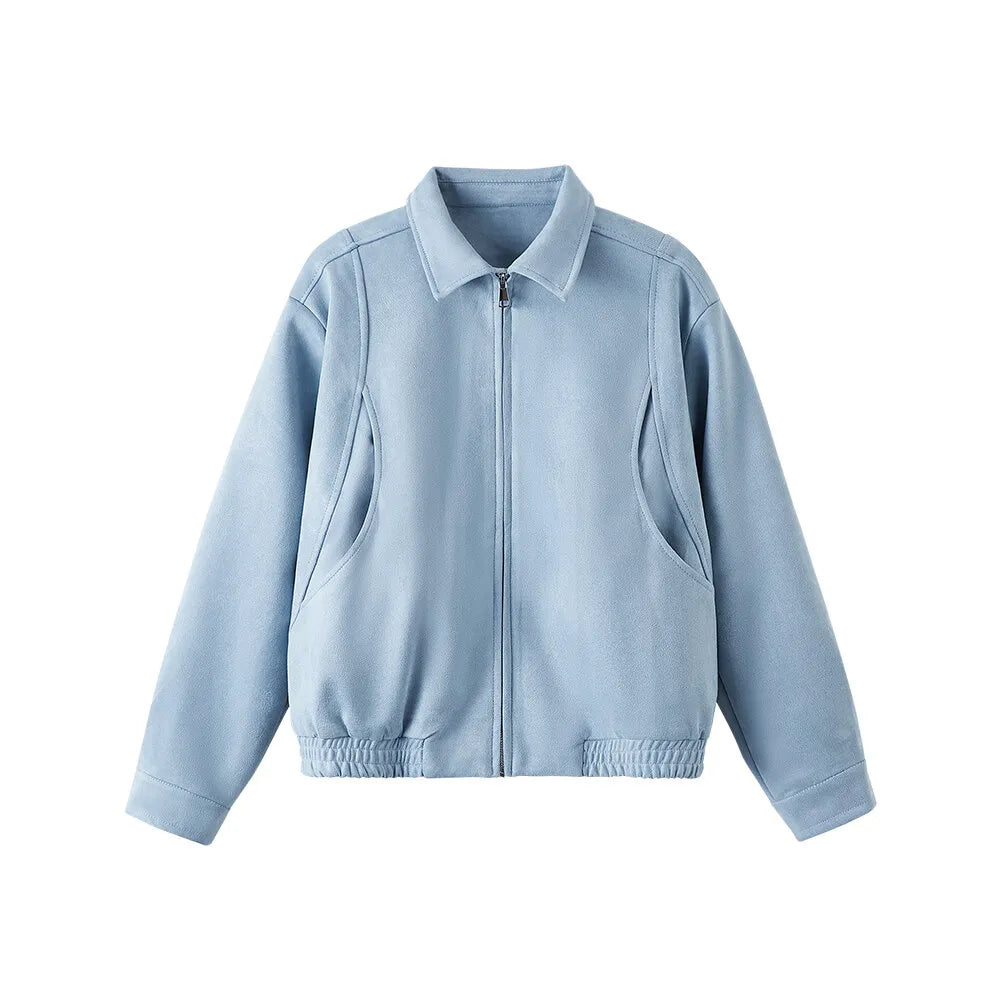 2025 spring short coat mens korean streetwear fashion loose casual bomber jacket women plus size autumn coat outerwear unique shorts style 283