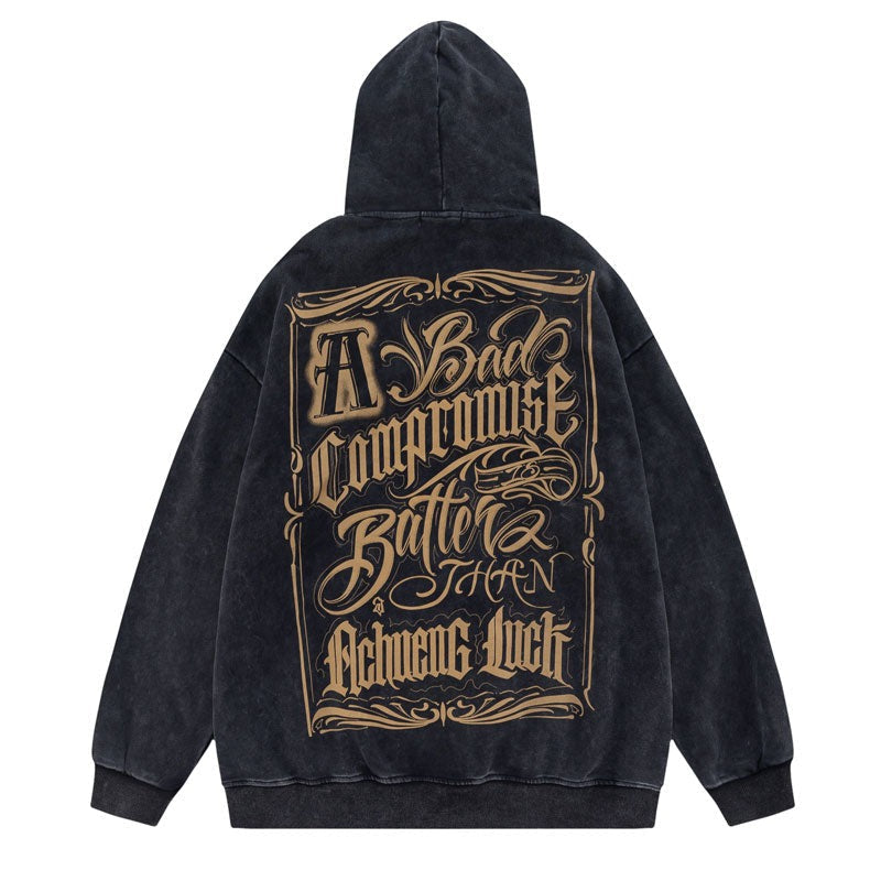 "Better Luck" Unisex Men Women Streetwear Graphic Hoodie Daulet Apparel
