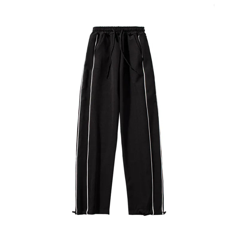 Black Casual Pants Men Fashionable Oversized Sports Pants Men Streetwear Hip-hop Loose Wide Leg Pants Mens Joggers Trousers Street King Limited
