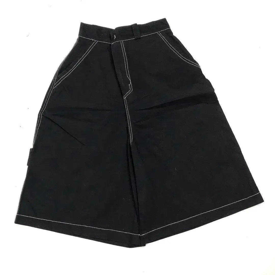 wexwear embroidery skate cargo jeans denim shorts baggy retro y2k harajuku gym basketball shorts streetwear men clothing unique cargo style 3817