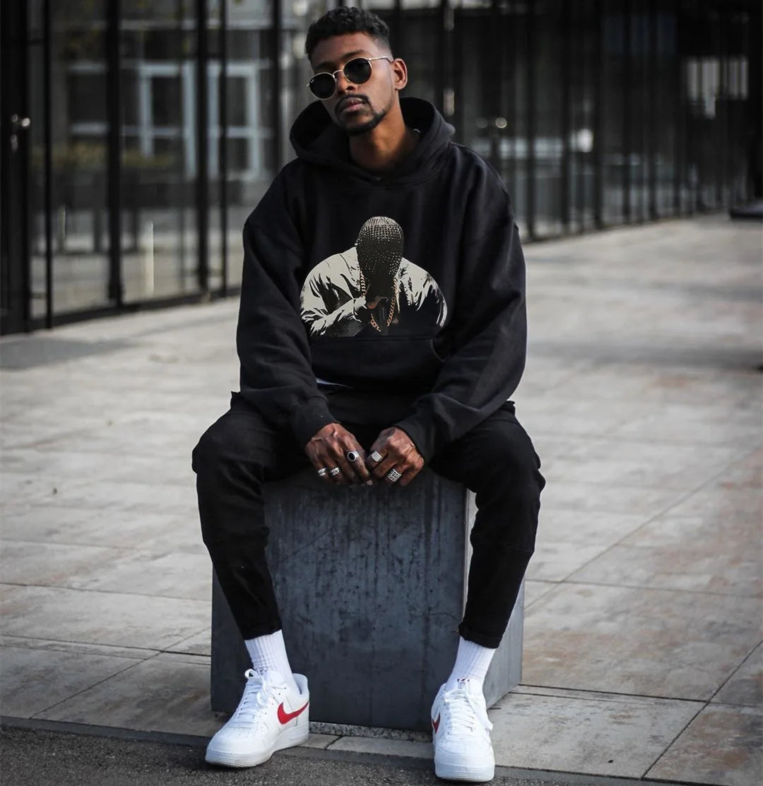 New KANYE west PLAYBOI CARTI WHOLE Destroy Lonely Pullover Hoodies Hoody hooded Sweatshirts velvet Cotton Thick Fleece US #326 Street King Limited