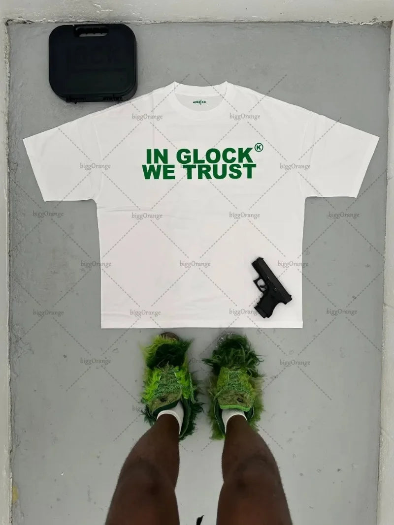 y2k Street Hip Hop Goth Letter Pattern Oversized T-Shirt Men's Retro Casual Versatile Short Sleeve Loose Round Neck Top Women Street King Limited