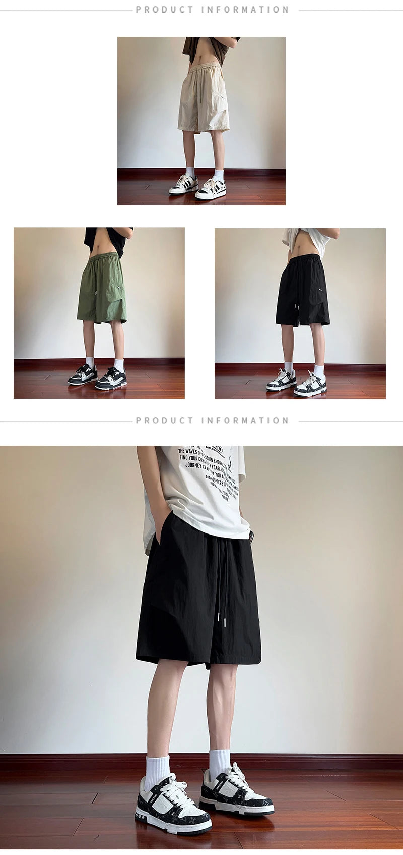 summer mens straight pleats shorts casual gym basketball sports short sweatpants y2k streetwear wide leg bermudas para hombre unique joggers style 3634
