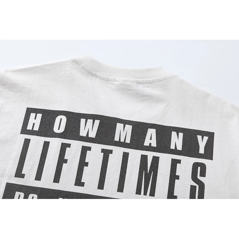 New SAINT T Shirt Letter Printing Summer Good Quality Men Woman Loose Casual Versatile Lovers Vintage Tops Tee Street King Limited