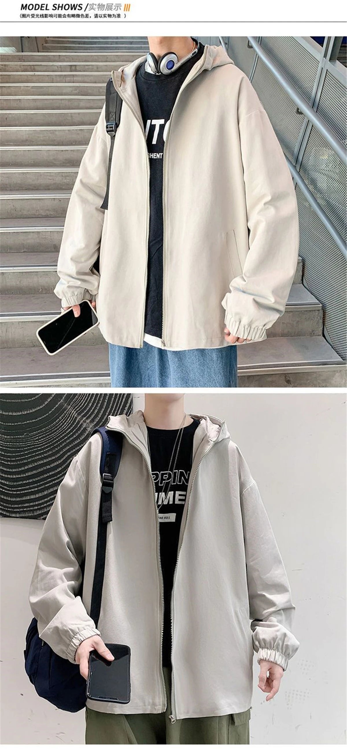 Black Cat Print Baseball Jacket Boys Long Sleeve Loose Ins Harajuku High Street Tops Streetwear Gothic Gray Bomber Jacket Men Street King Limited