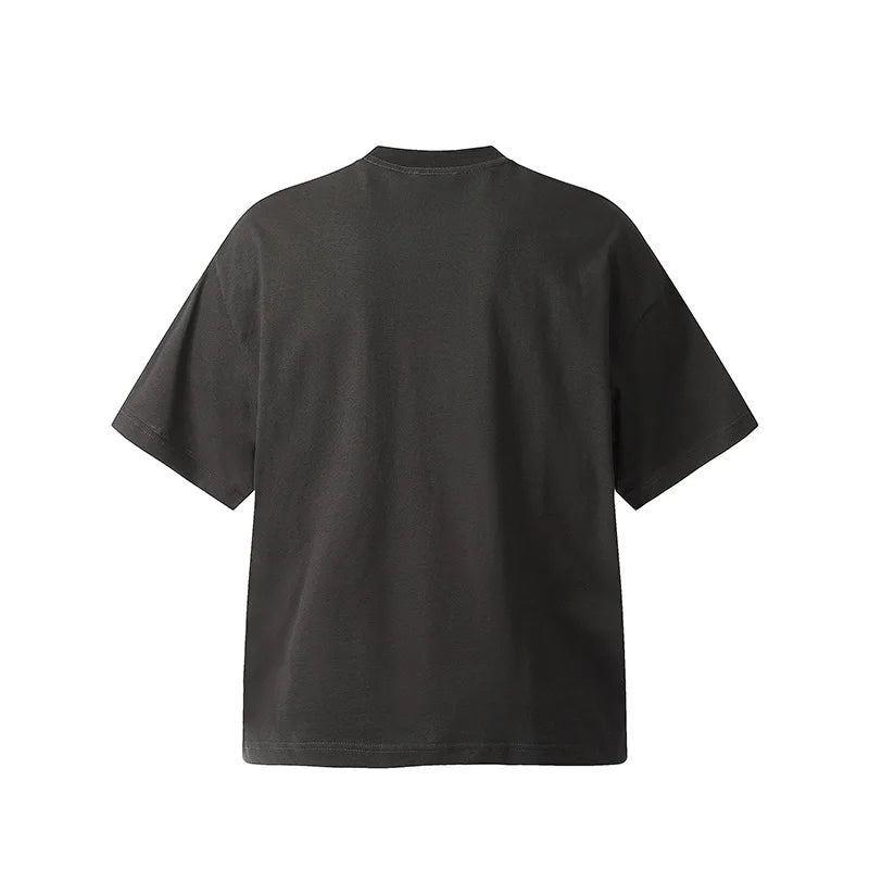 Saint T-shirts New Vintage Wash Letter Printing Chaopai High Street Men Woman Loose Casual Short Sleeve Top Tee Street King Limited