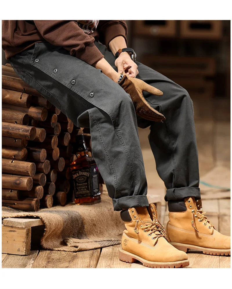 new breasted cargo tracksuit pants for men autumn y2k vintage harem tactical sweatpants casual outdoor baggy joggers trousers unique joggers style 58