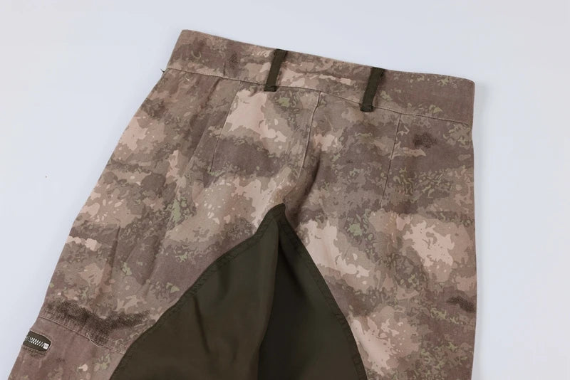 vintage camouflage denim jean street wear functioncan patches casual jeans pants mens baggy straight leg camou jeans overalls unique jeans style 1997
