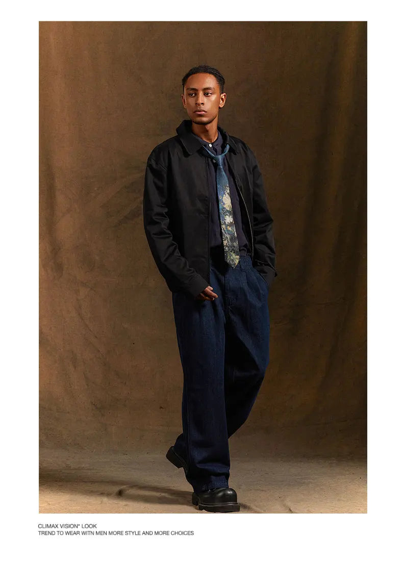 wide leg jeans men streetwear fashion loose casual plus size denim baggy jeans pants cityboy oversize cargo jeans trousers unique cargo style 1653