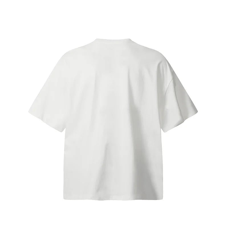 Summer New SAINT T-shirt Chaopai 3D Steel Nails Direct Spray Printing Cotton Loose Casual Men Woman Top Tees Street King Limited