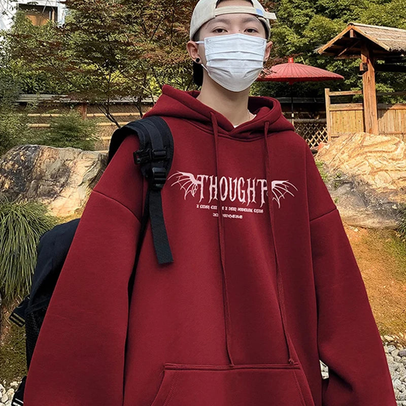 Skatercore Flame Bold Hoodie Cold-Weather Flex
