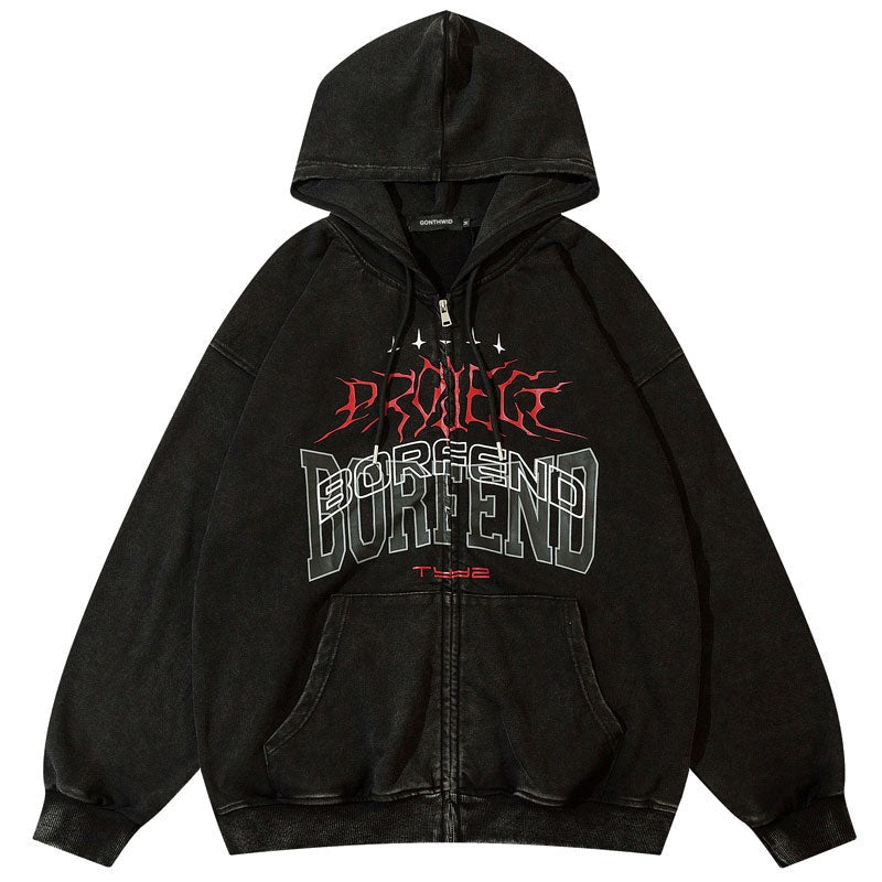 "Boyfriend" Unisex Men Women Streetwear Graphic Hoodie Daulet Apparel