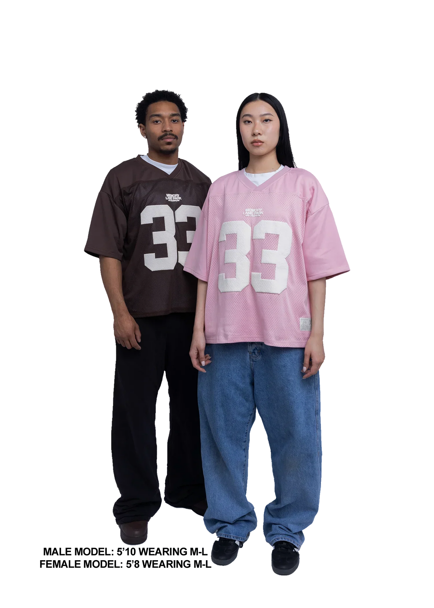 Trendy Ins Couple Sportswear Mesh Quick Oversize Pink 33 Jersey College Street Style T-shirt for Women Drying Football Y2k Tops Street King Limited