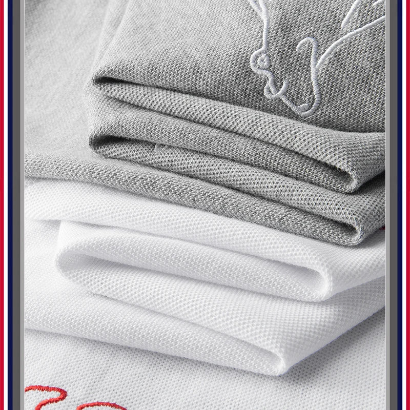 Streetwear New Men Luxury Embroidered Bears Striped Poodle Dog Fashion Polo Shir New 2023 Men Luxury Embroidered Bears Striped Poodle Dog Fashion Polo Shirts Shirt Hip Hop Skateboard Cotton Polos Top Tee 245 Fashion Sweater Jacket With Graphic Design For Men