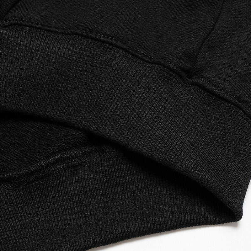 "Black Rose" Unisex Men Women Streetwear Graphic Hoodie Daulet Apparel