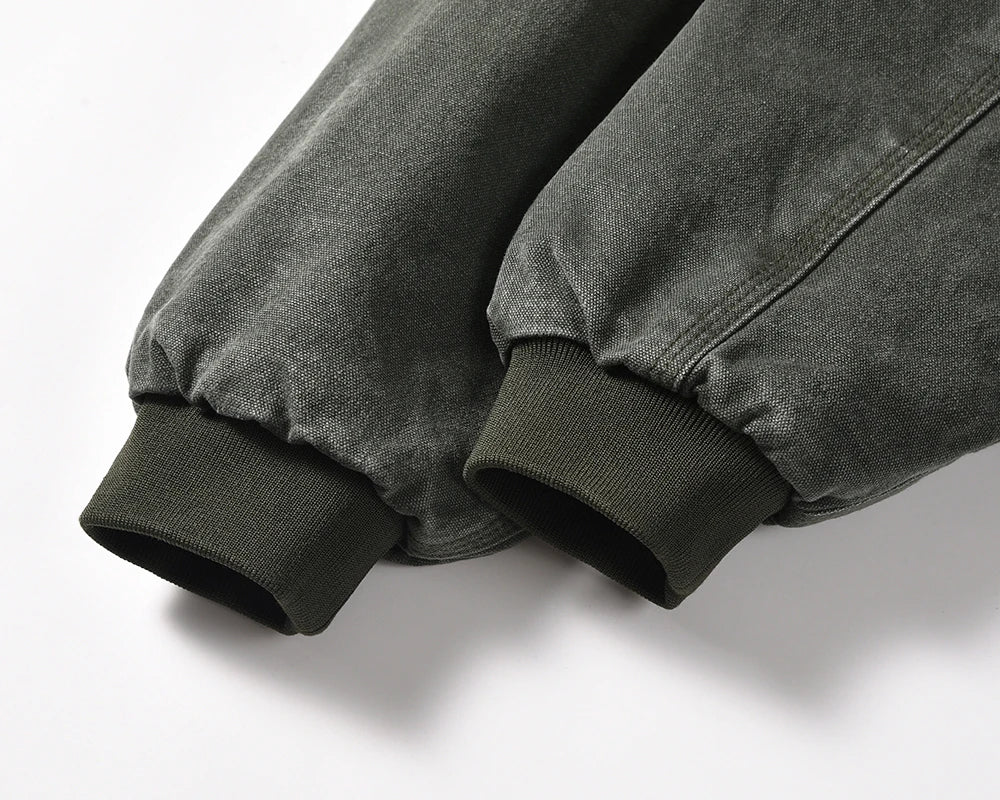 y2k high street solid color lapel thick winter jackets for men chaquetas hombre baggy casual fleece padded coat oversized unique default style 1942