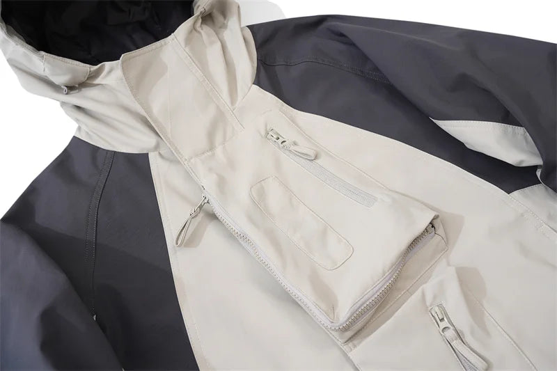 Undermycar 2023 Deconstructor Contrast Zipper Windbreaker Coat Street King Limited