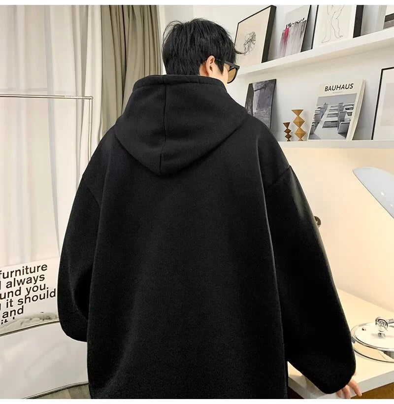 2024 New China Dragon Graphic Hoodies Men Hip Hop Streetwear Hoodie Sweatshirt Harajuku Fleece Printed Pullover Hoody Clothes Street King Limited