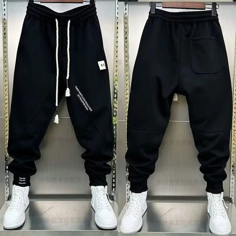Sweatpants Mens Pants Sport Trousers for Men Wide Pants Man Gym Man Big Size American Style Autumn Winter korean Men's Clothing Street King Limited