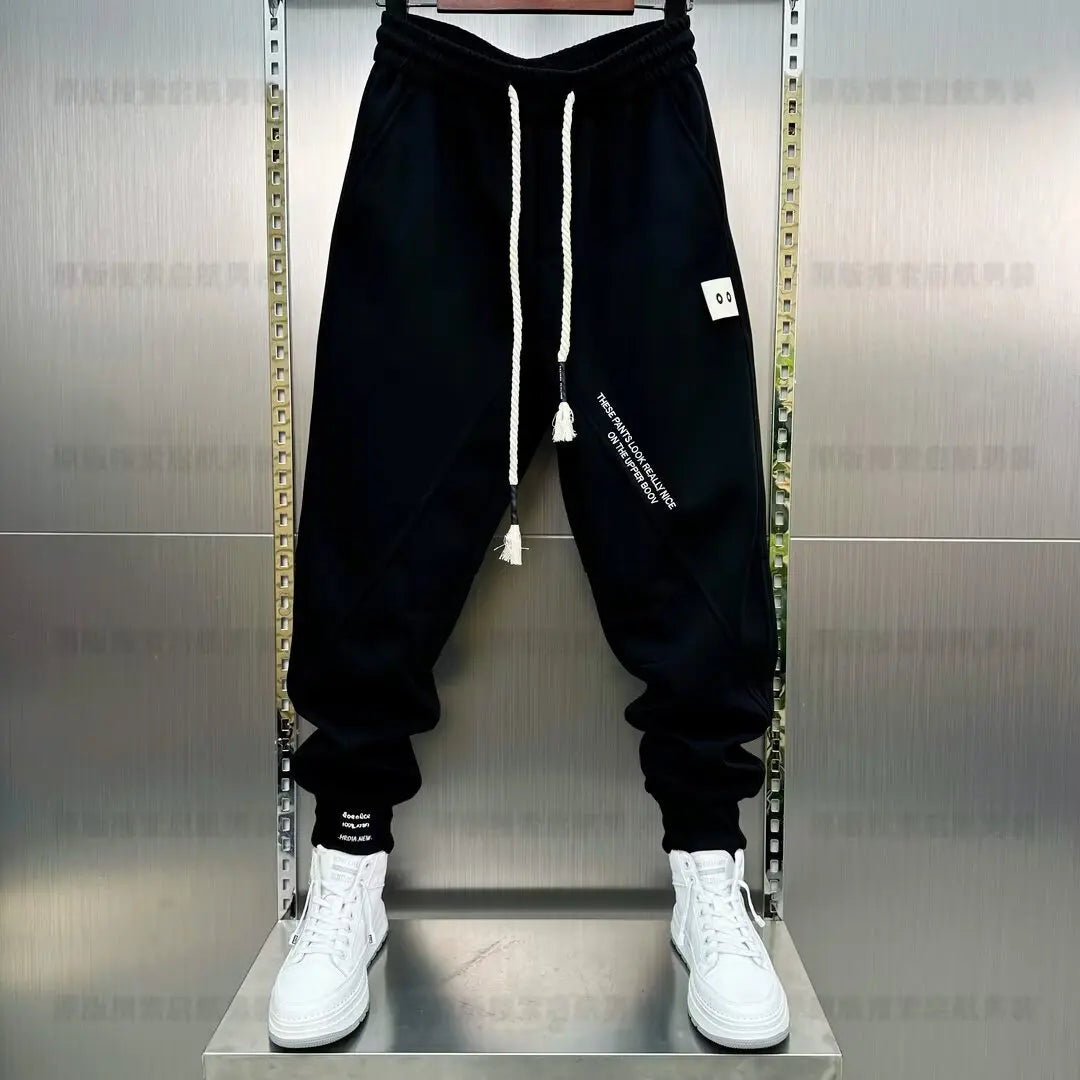 Sweatpants Mens Pants Sport Trousers for Men Wide Pants Man Gym Man Big Size American Style Autumn Winter korean Men's Clothing Street King Limited
