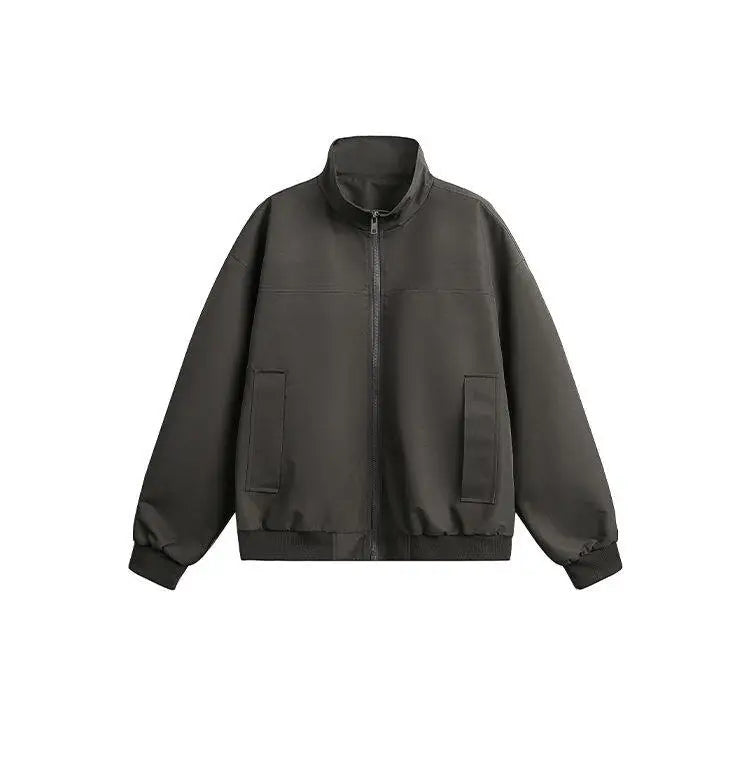 2025 spring new fashion waterproof bomber jacket men streetwear fashion loose casual motorcycle jacke boyfriend cargo coat unique cargo style 602