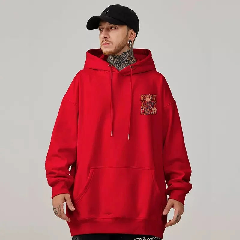 Anime Skateboard Rabbit Print Hoodies Men's Japanese Y2K Hoodie Sweatshirts Autumn Casual Pullover Male Funny Hoody Streetwear Street King Limited