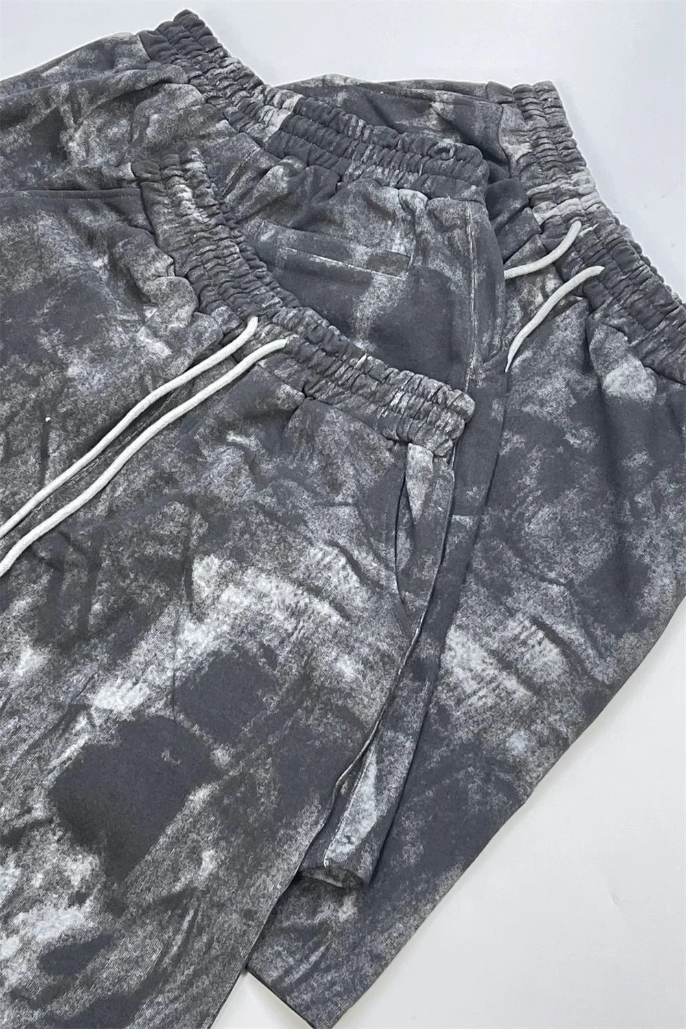 Undermycar 2024 Trendy Brand Drawstring Graffiti Pure Cotton Loose Fat Shorts Street King Limited