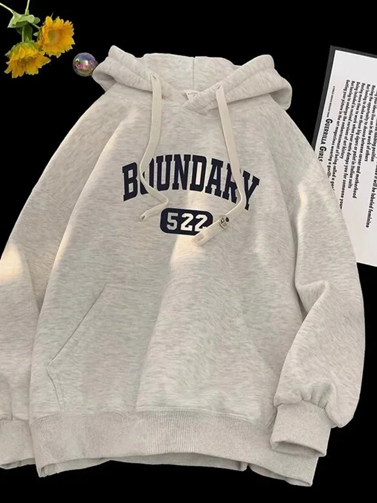 Animecore Statement Graphic Hoodie Layering Essential