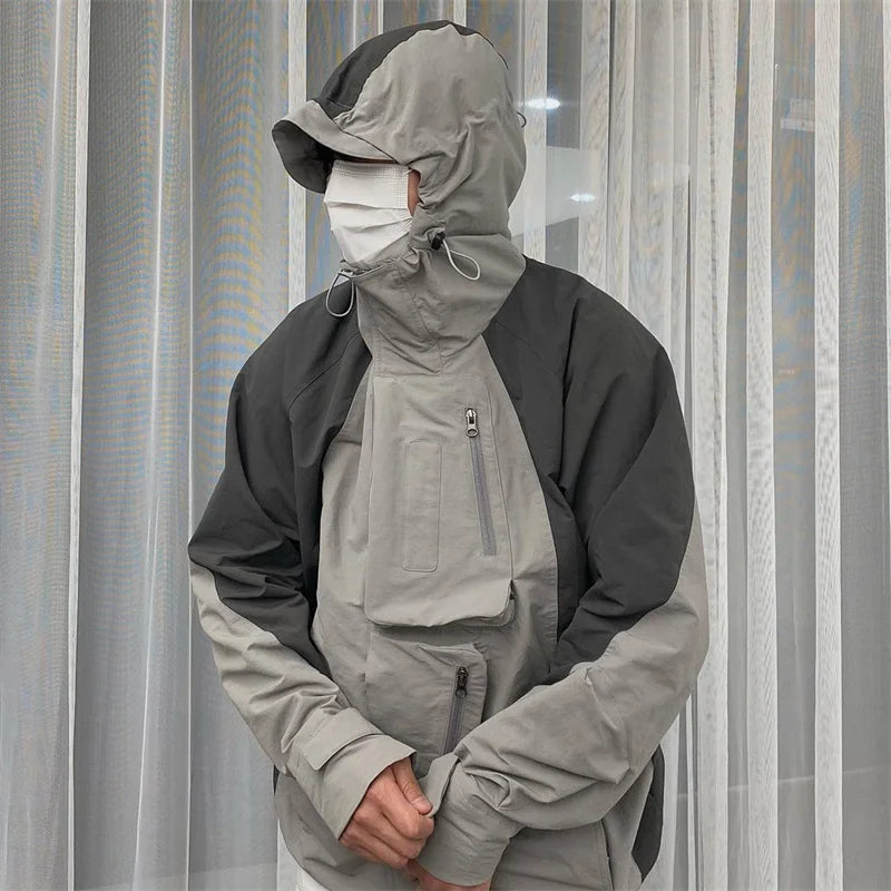 Undermycar 2023 Deconstructor Contrast Zipper Windbreaker Coat Street King Limited