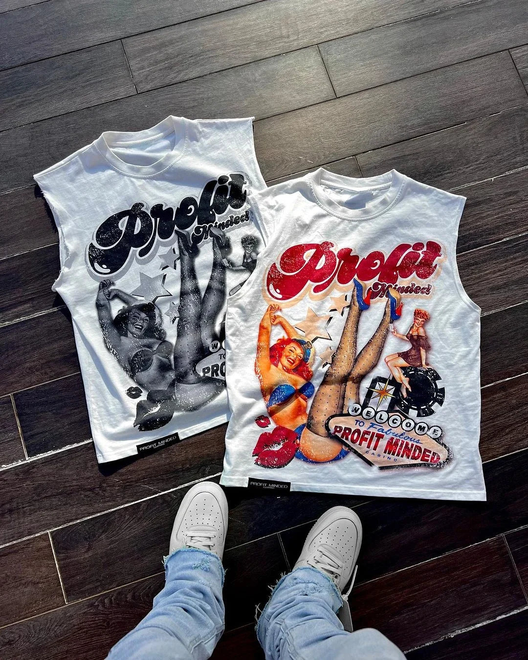 Hip Hop Fashion Casual Tee Short Sleeved Sleeveless Harajuku T Shirt Punk Loose T shirts Women Y2k Trend Tops Aesthetic Clothes Street King Limited
