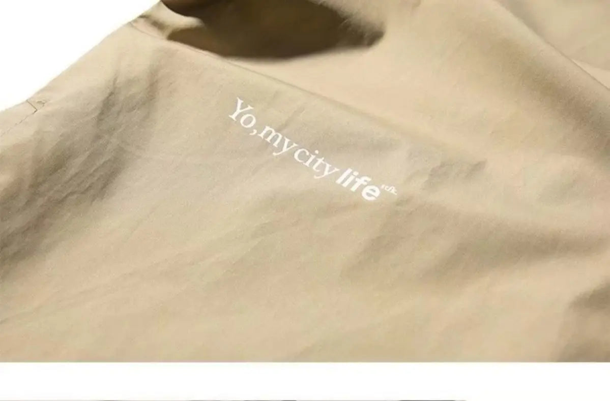 Summer Japanese retro Hong Kong style workwear short-sleeved shirt for women street loose casual versatile Korean style shirt Street King Limited