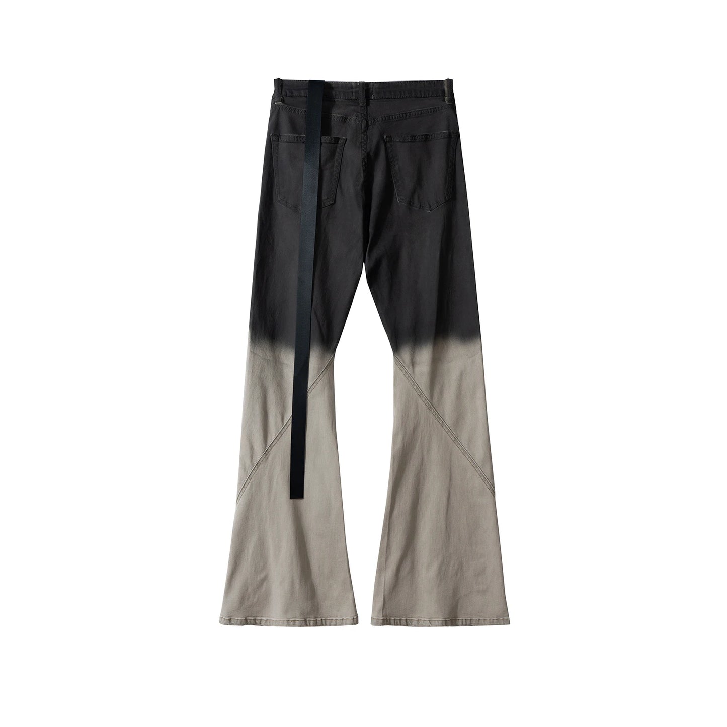 Streetwear RO style Gradient Color Baggy Stacked Baggy Flare Jeans for Men and Women Straight Washed Casual Denim Trousers Street King Limited