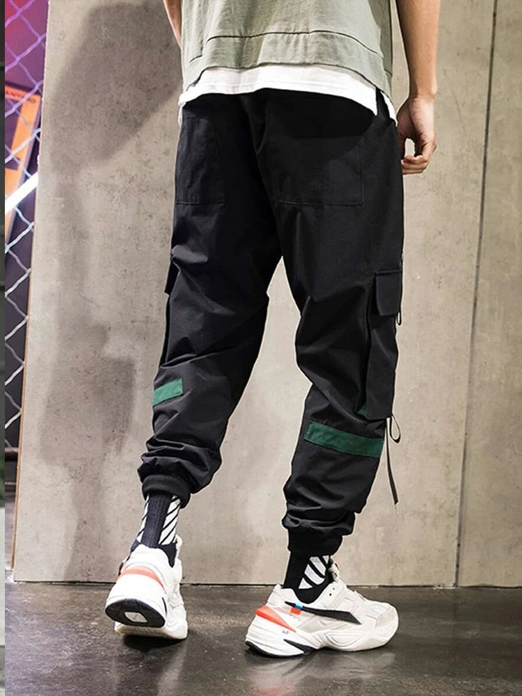 "Ribbon Cut" Unisex Men Women Streetwear Joggers Daulet Apparel