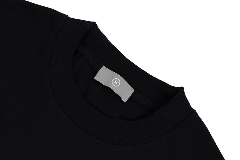 Summer New Chaopai Boxer Letter Print T-shirt Men Woman 1:1 Best Quality Loose Versatile Vintage O-Neck Tops Tee Street King Limited