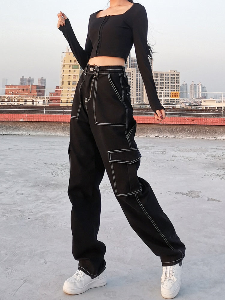 "Patched" Unisex Men Women Streetwear Denim Pants Daulet Apparel