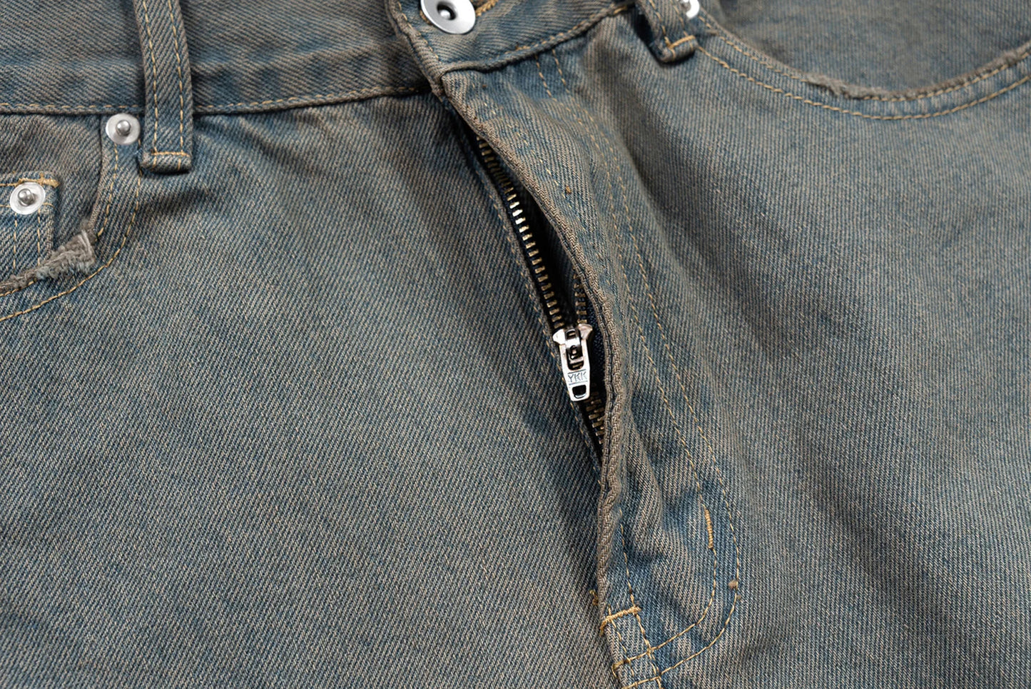 Grey Green Damaged Micro Flared Jeans Mens Straight Streetwear Y2k Ropa Hombre Baggy Denim Trousers Oversized Casual Cargo Pants Street King Limited