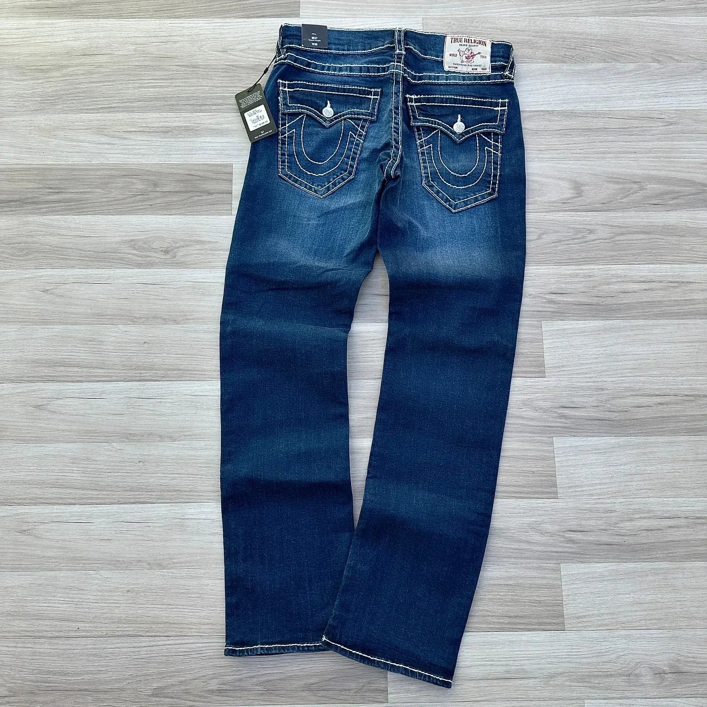 true faith embroidered jeans vintage street gothic loose casual denim hip hop red trousers couples baggy pants y2k clothes unique jeans style 3928