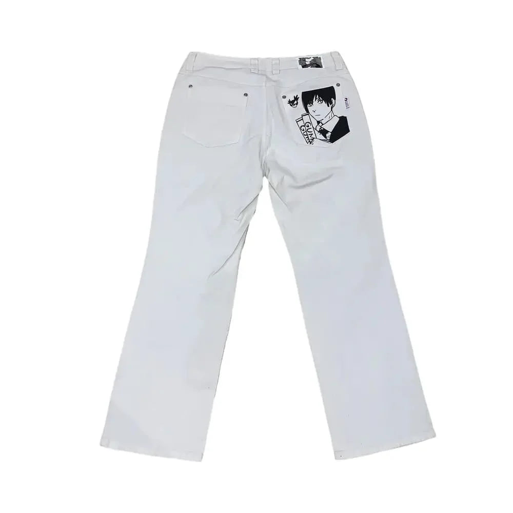 Y2K Harajuku Next Drop Streetwear Jeans for Men Wide Trouser Graphic New Women High Waist wide leg Pants y2k men clothing Street King Limited