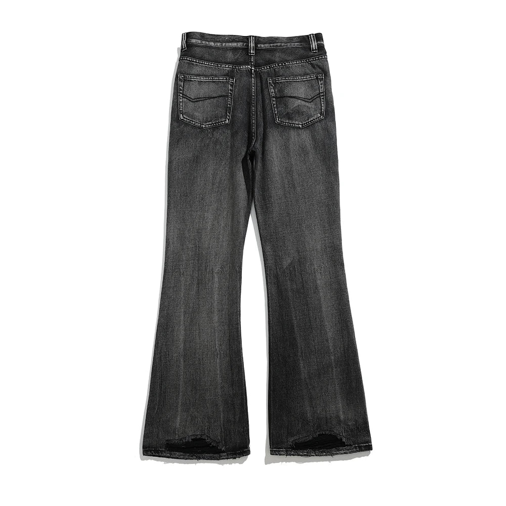 Harajuku Washed Vintage Straight Wide Leg Denim Pants Men and Women High Street Baggy Casual Flare Jeans Pants Y2K Oversized Street King Limited
