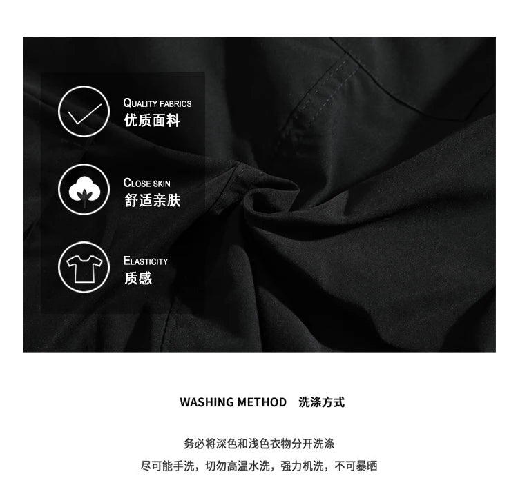 multi pocket mens wide leg straight cargo pants korean fashion track pants male casual loose mopping trousers four seasons unique cargo style 1018