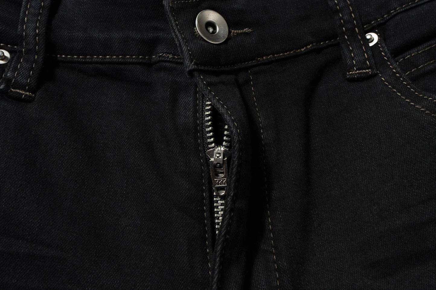 RO Style Ribbons slightly Stretch Baggy Flared Jeans for Men High Street Black Color Boom Cut Oversized Casual Denim Trousers Street King Limited
