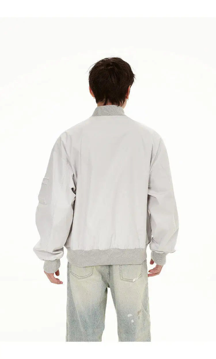spring autumn cleanfit bomber jacket men streetwear fashion loose casual hip hop short cargo motorcycle jacket women coat unique cargo style 472