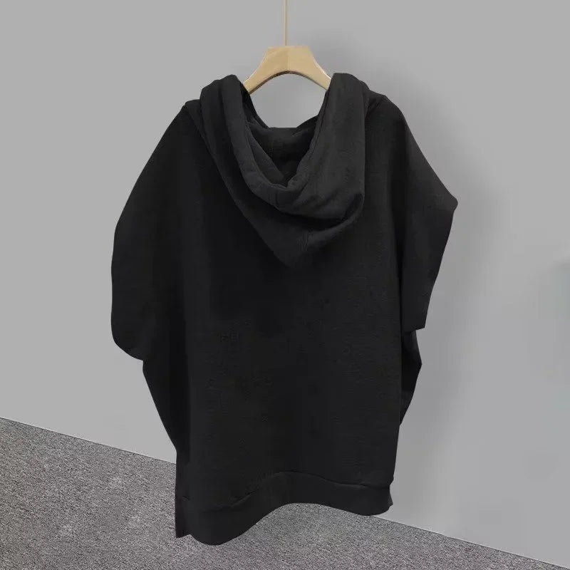 Techwear inspired Y2K tee – sadcore oversized print street fit