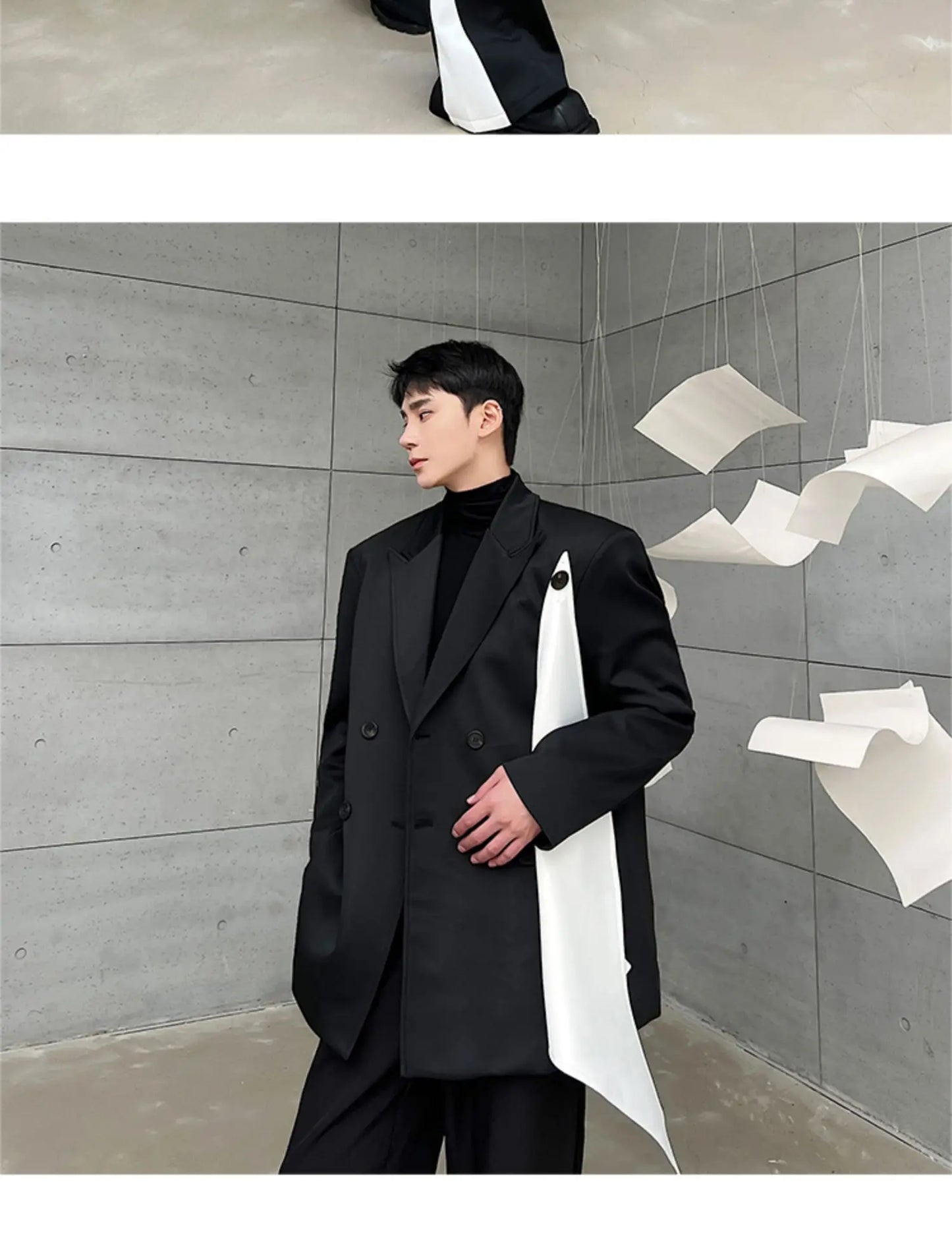 flare pants men vintage fashion casual bell bottom trousers male streetwear net celebrity long pants stage costume unique default style 2671