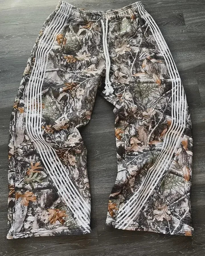 y2k retro camo graphic baggy pants gothic hip hop streetwear sweatpants casual pants womens mens elastic waist jogging trousers unique joggers style 1314
