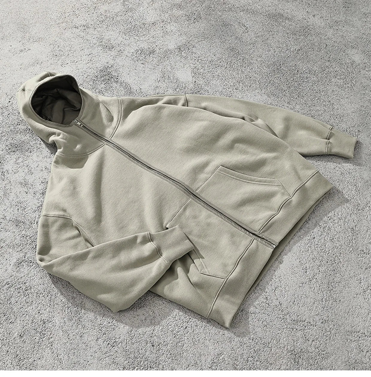 Streetwear Solid Color Ninja Zipper Hoodies Men's Fleece Turtleneck Cardigan Outdoor Oversized Hoody Plus Velvet Charge Coat Street King Limited