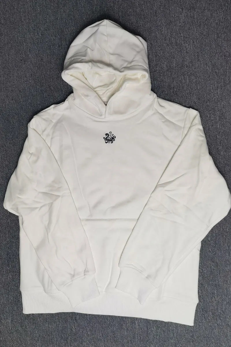 Streetwear Men's Hoodie Sweatshirt White Funny Cartoon Graphic Hoodie Tops Y2K Autumn Harajuku Anime Hooded Pullover Hip Hop Street King Limited