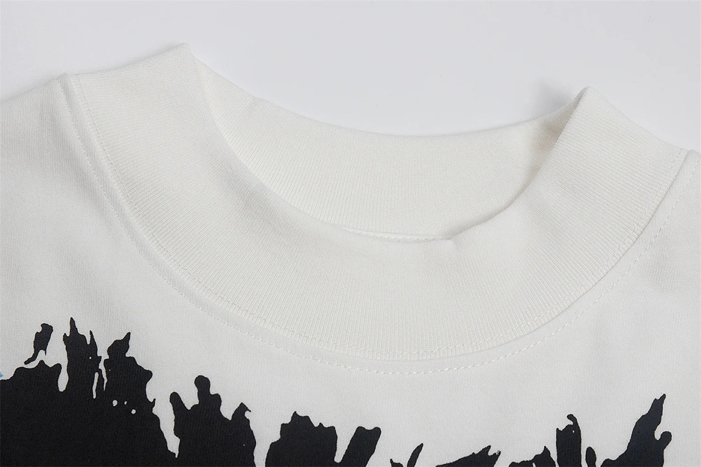 Summer Kanye West Chicago Limited Peripheral High-Street Retro Tops T-Shirt Street King Limited