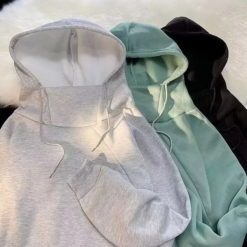 Sadcore Washed Oversized Hoodie Street Style Staple
